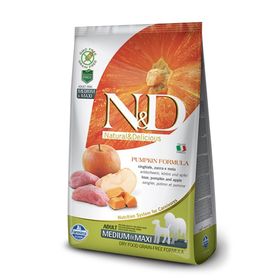 N&D Tahılsız Bal Kabaklı, Yaban Domuzu Etli ve Elmalı Orta ve Büyük Irk Yetişkin 12 kg Kuru Köpek Maması