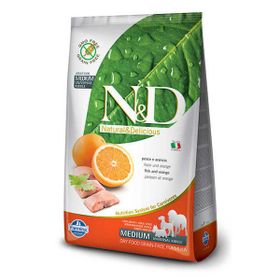 N&D Tahılsız Balık ve Portakallı 2.5 kg Köpek Maması