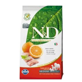 N&D Tahılsız Balıklı ve Portakallı Yetişkin 12 kg Köpek Maması