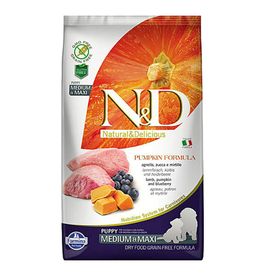 N&D Tahılsız Balkabaklı Kuzu Etli 12 kg Köpek Maması