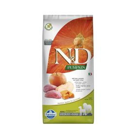 N&D Tahılsız Balkabaklı Yaban Domuzlu Medium Maxi 12 kg Köpek Maması