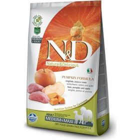 N&D Tahılsız Balkabaklı Yaban Domuzlu Medium Maxi 12 kg Köpek Maması