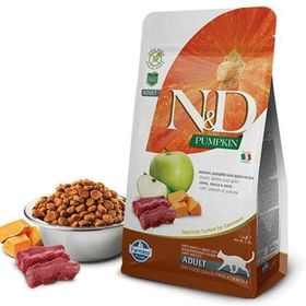 N&D Tahılsız Geyik Etli Balkabaklı ve Elmalı 5 kg Kedi Mamasi