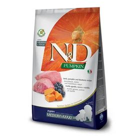 N&D Tahılsız Kuzu Balkabak ve Yaban Mersinli 12 kg Orta ve Büyük Irk Yavru Köpek Maması