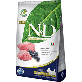 N&D Tahılsız Kuzu Etli Yaban Mersinli Yetişkin Açık 1 kg Köpek Maması