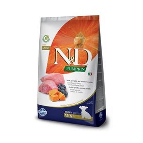 N&D Tahılsız Kuzulu Balkabaklı Yabanmersinli Mini Irk Yavru 7 kg Köpek Maması