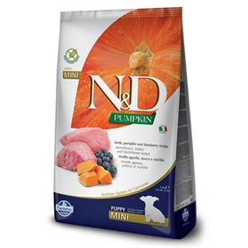 N&D Tahılsız Kuzulu Balkabaklı Yabanmersinli Mini Irk Yavru 7 kg Köpek Maması
