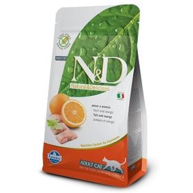 N&D Tahılsız Morina Balıklı Portakallı Yetişkin 1.5 kg Kedi Maması