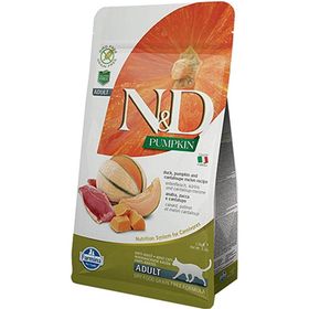 N&D Tahılsız Ördek Etli Bal Kabaklı ve Kavunlu 1,5 kg Yetişkin Kedi Maması