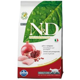 N&D Tahılsız Tavuk ve Narlı Yetişkin 5 Kg Kedi Maması