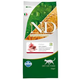 N&D Tahılsız Tavuklu Nar 10 kg Kedi Maması