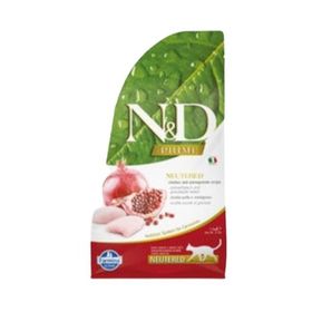 N&D Tahılsız Tavuklu Narlı Kısırlaştırılmış Yetişkinler İçin 1.5 kg Kedi Maması