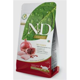 N&D Tahılsız Tavuklu Narlı Kısırlaştırılmış Yetişkinler İçin 1.5 kg Kedi Maması