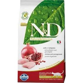N&D Tahılsız Tavuklu Narlı Kısırlaştırılmış Yetişkinler İçin 1.5 kg Kedi Maması