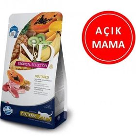 N&D Tahılsız Tropical Selection Kuzu Etli 1 kg Açık Kısırlaştırılmış Kedi Maması