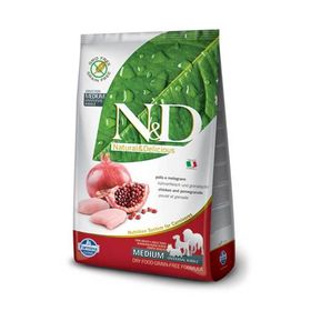 N&D Tavuk Etli Narlı Tahılsız Yetişkin 2.5 kg Köpek Maması