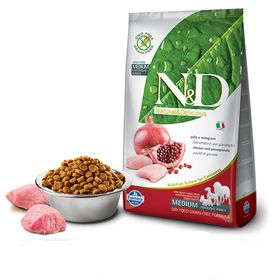 N&D Tavuk Etli Narlı Tahılsız Yetişkin 2.5 kg Köpek Maması