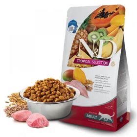 N&D Tropical 4+1 kg Selection Tavuklu ve Tropikal Meyveli Kısırlaştırılmış Kedi Maması