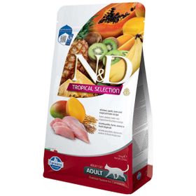 N&D Tropical Selection 300 gr Tavuklu ve Meyveli Kedi Maması