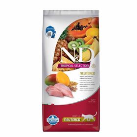 N&D Tropical Selection Düşük Tahıllı Tavuklu Tropikal Meyveli 4+1 kg Kısırlaştırılmış Yetişkin Kedi Maması