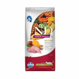 N&D Tropical Selection Düşük Tahıllı Tavuklu ve Tropikal Meyveli Kısırlaştırılmış 10 kg Kedi Maması