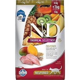 N&D Tropical Selection Tavuk Etli 5 kg Kısırlaştırılmış Yetişkin Kedi Maması