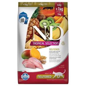 N&D Tropical Selection Tavuklu Kısırlaştırılmış 4+1 kg Kedi Maması