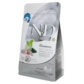 N&D White Levrek Spirulina ve Rezeneli Küçük Irk Yetişkin 5 kg Köpek Ödül Maması
