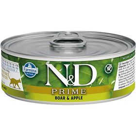 N&D Yaban Domuzlu Elmalı 80 gr Kedi Konservesi