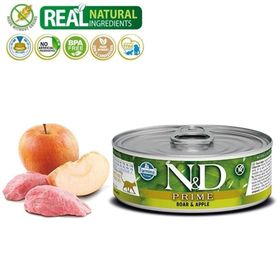 N&D Yaban Domuzlu Elmalı 80 gr Kedi Konservesi