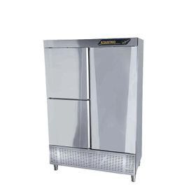 Ndustrio CPG-203-UC 1 Tam 2 Yarım Kapılı Üstten Motorlu Dik Tip Gastronorm Buzdolabı