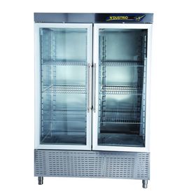 N'dustrio CPS-202-GD 2 Tam Cam Kapılı Dik Tip Snack Buzdolabı