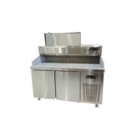 Ndustrio TPP-82-MT3STTR 3 Tarafı Mermer Tezgah Tipi Buzdolabı