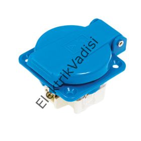 Ne-Ad 1x16 A 2001 Kapaklı Makina Monofaze Prizi