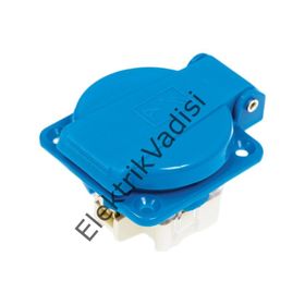 Ne-Ad 1x16 A 2001 Kapaklı Makina Monofaze Prizi