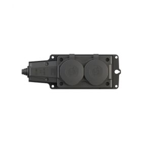 Ne-Ad 4102 1x16A 2'li Kauçuk Grup Priz