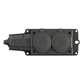 Ne-Ad 4102 1x16A 2'li Kauçuk Grup Priz