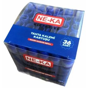Ne-Ka Refil 36'lı Mavi Tahta Kalemi Kartuşu