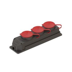 Nead 3x25A Kauçuk Üçlü Grup Priz