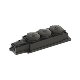 Nead IP44 1x16A Kauçuk Üçlü Grup Priz
