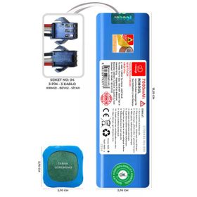 Neatsvor C7004BS-NTS-006 X600 Pro 7000 Mah Uyumlu Robot Süpürge Pili