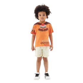 Nebbati 22SS0NB3524 Erkek Çocuk Oranj T-shirt