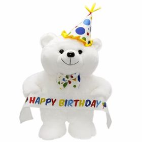 Neco 45 cm Peluş Papyonlu Happy Birthday Ayı