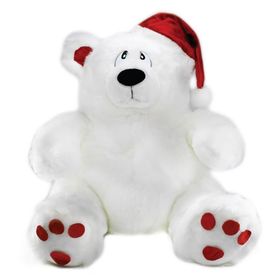 Neco Plush Plush Yılbaşı Noel Şapşal Ayı 70 cm Peluş Oyuncak