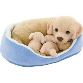 Neco Sepette Yavrulu Labrador Peluş Oyuncak