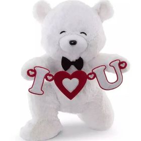 Neco Toys 45 cm Plush Fluffy I Love You Serenat Ayı Oyuncak
