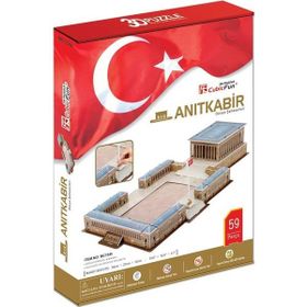 Neco Toys MC154H Cubic Fun Anıtkabir 59 Parça 3 Boyutlu Puzzle