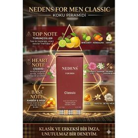 Nedens For Men Classic 75 ml 2.7 Fl Erkek Parfüm