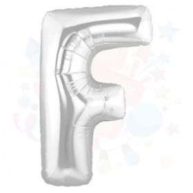 Nedi 00849 F 40 Harf Gümüş Folyo Balon