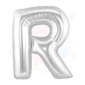 Nedi 00854 R 40 Harf Gümüş Folyo Balon